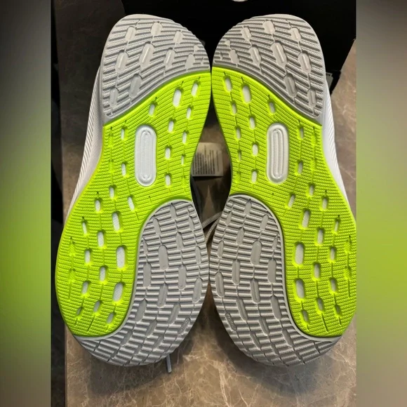 Adidas Ultrarun 5 J 'White Lucid Lemon 5.5 - Picture 8 of 9